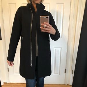 H&M black wool jacket